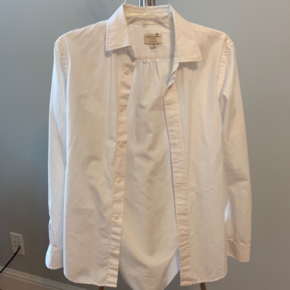 Club Monaco white cotton shirt